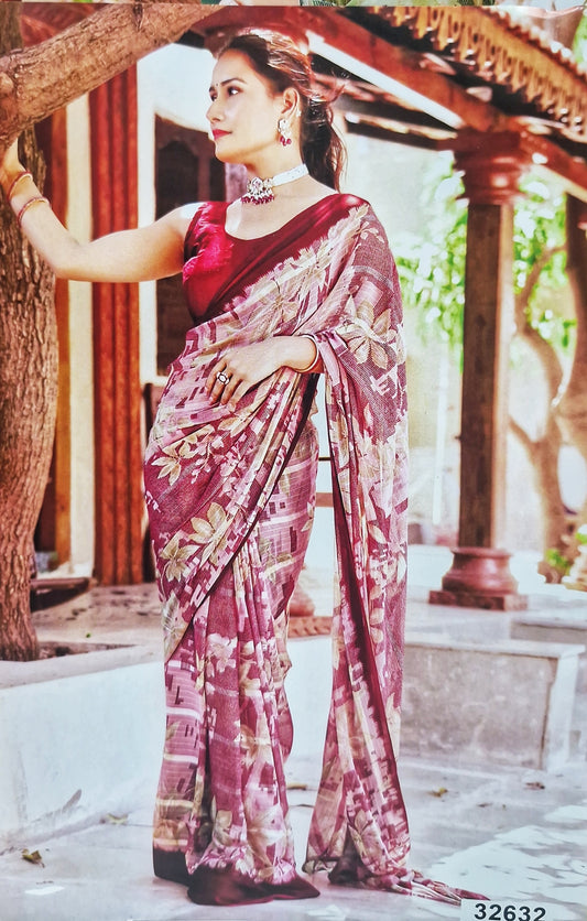 Printed Georgette Sarees