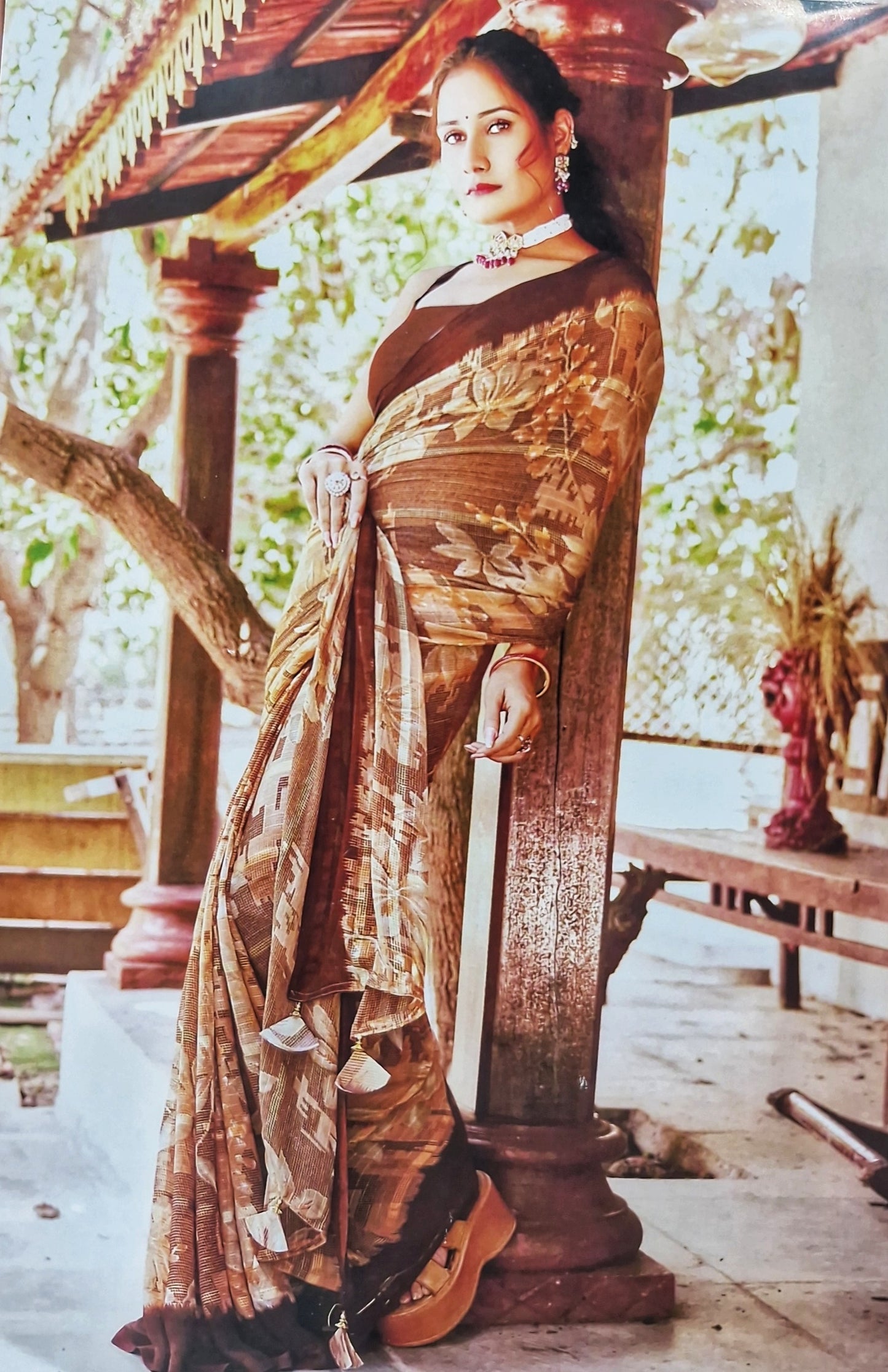 Printed Georgette Sarees