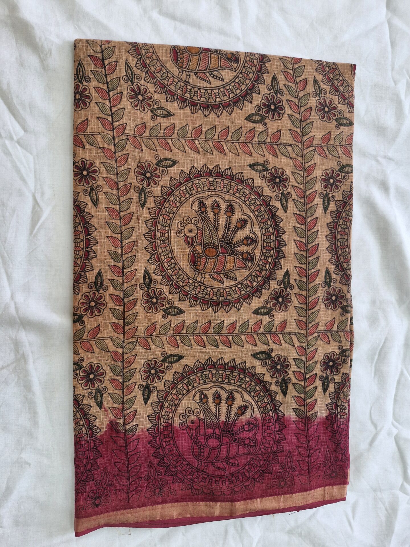 Kota Cotton Sarees with dual tone