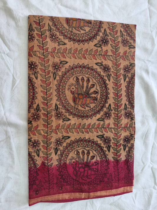 Kota Cotton Sarees with dual tone