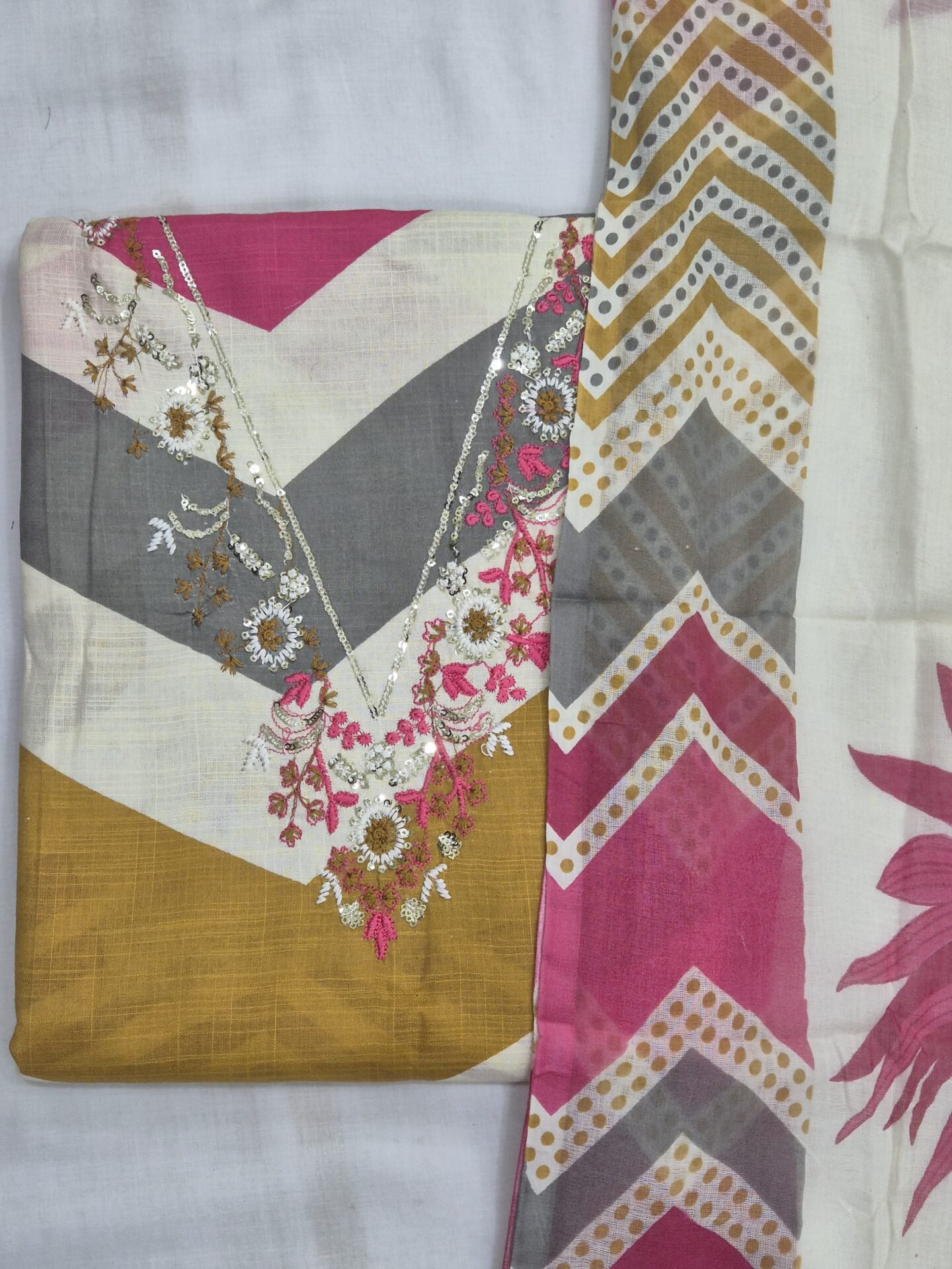 Gotapatti Cotton Office Wear Ensemble