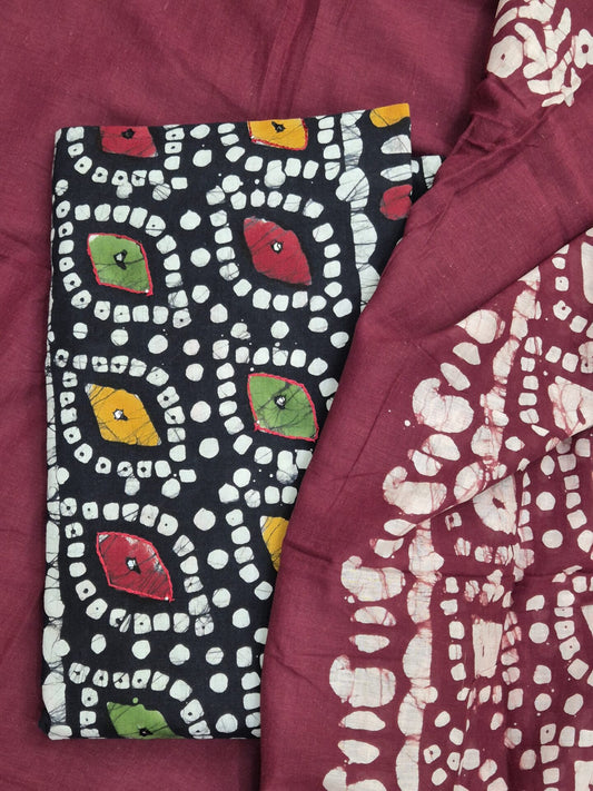 Batik Cotton Block print 3 piece set