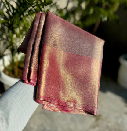 Jyotika inspired tissue silk saree