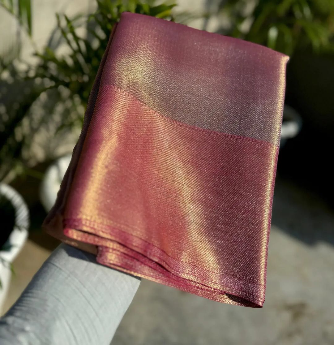 Jyotika inspired tissue silk saree